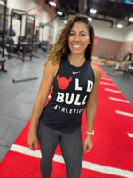 Women's Black OBA Logo & Grey Bull Dri-FIT Tank Top